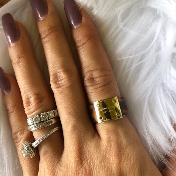 michael kors tortoise shell ring